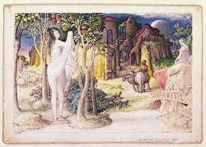 A primitív város, 1822 (toll és tinta és WC)